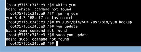 Sudo Yum Command Not Found In Terminal