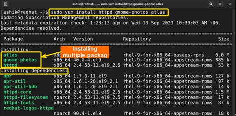 Sudo Yum Install Httpd