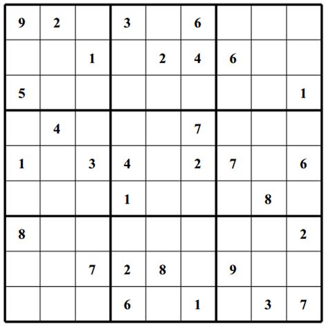 Sudoku Difficult Printable