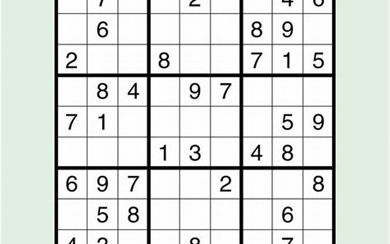 Sudoku Puzzles: A Fun Way to Exercise Your Brain