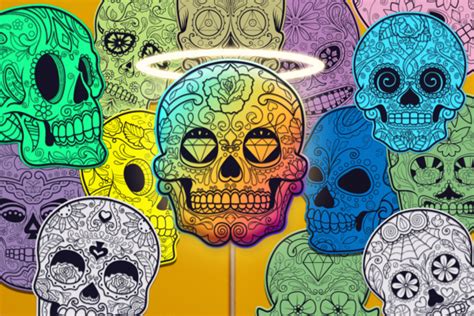 Download Sugar Skull Bundle with 54 Designs Files