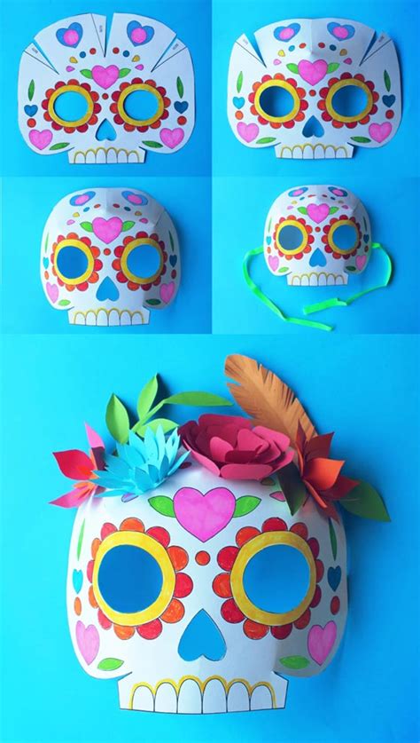 Download Sugar Skull Face Mask For Crafts