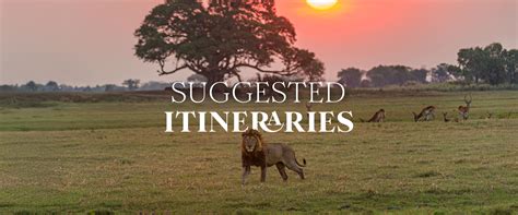 Suggested Itineraries