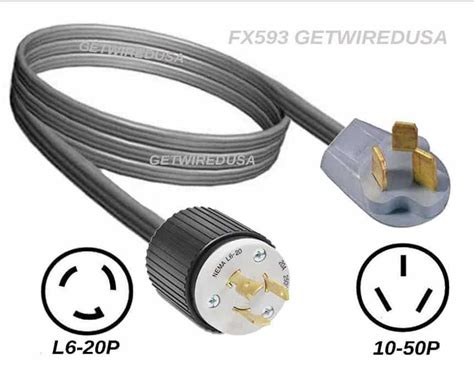 Dual Male Plug 12-Gauge Connection Extension Cord - Connect Generator