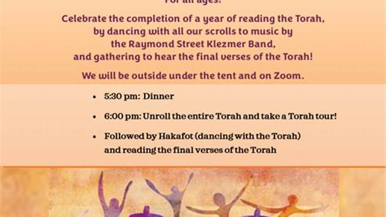 Sukkot And Simchat Torah 2024 Schedule