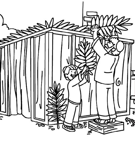 Sukkot Coloring Pages Printable