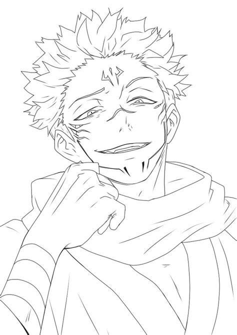 Sukuna Coloring Pages