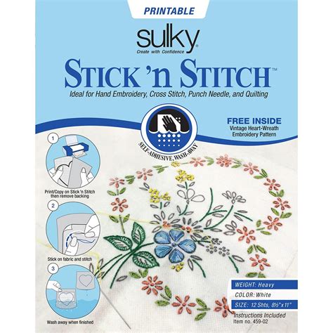 Sulky Printable Stick And Stitch