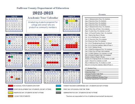 Sullivan County Calendar