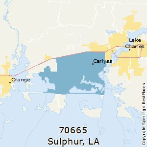 Sulphur La Zip Code Map