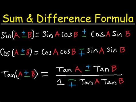 Master Trigonometry with Ease: Simplify Your Calculations using our Sum and Difference Formulas Calculator