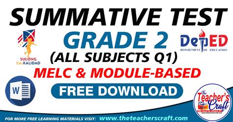 Summative Test Grade 2