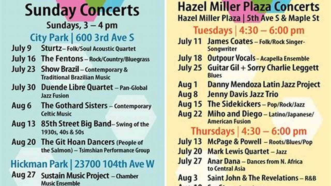 Summer Concerts Near Me 2024