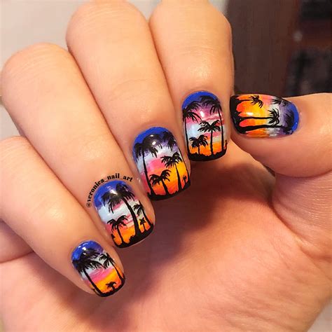 Palm Tree Nail Art Pictures, Photos, and Images for Facebook, Tumblr