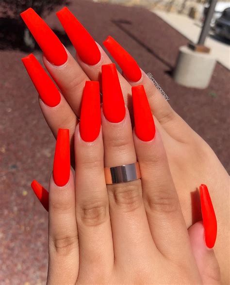 Summer Nails Red Orange: The Trending Color Of 2023