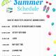 Summer Schedule Template