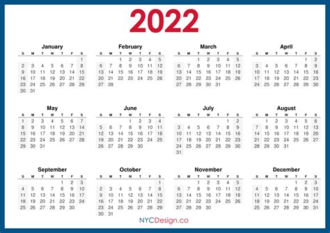 Summer 2022 Calendar Free Printable