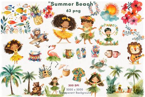 Download Summer Beach Bundle For Crafts