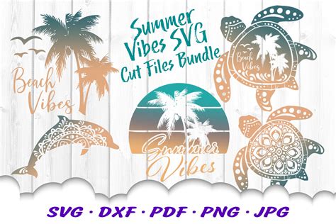 Download Summer Bundle DXF Files