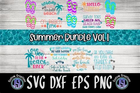 Download Summer Bundle Vol 1 Files DXF Files
