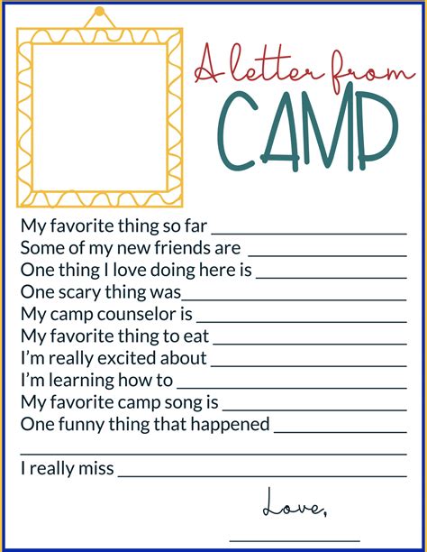 Printable Fill In The Blank Camp Letters Printable Word Searches