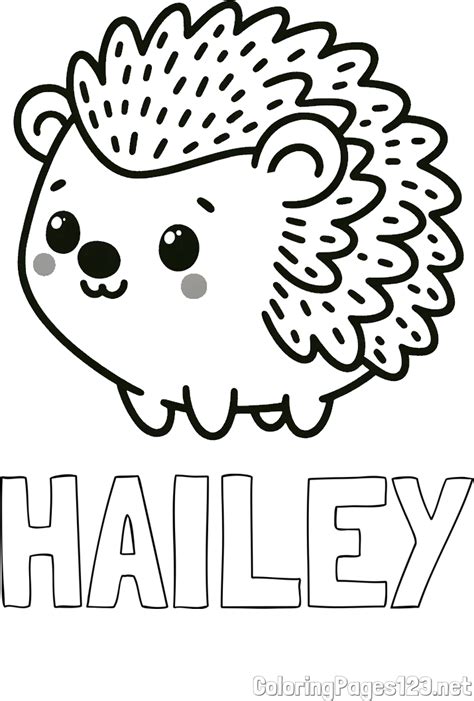 Summer Coloring Pages Hailey