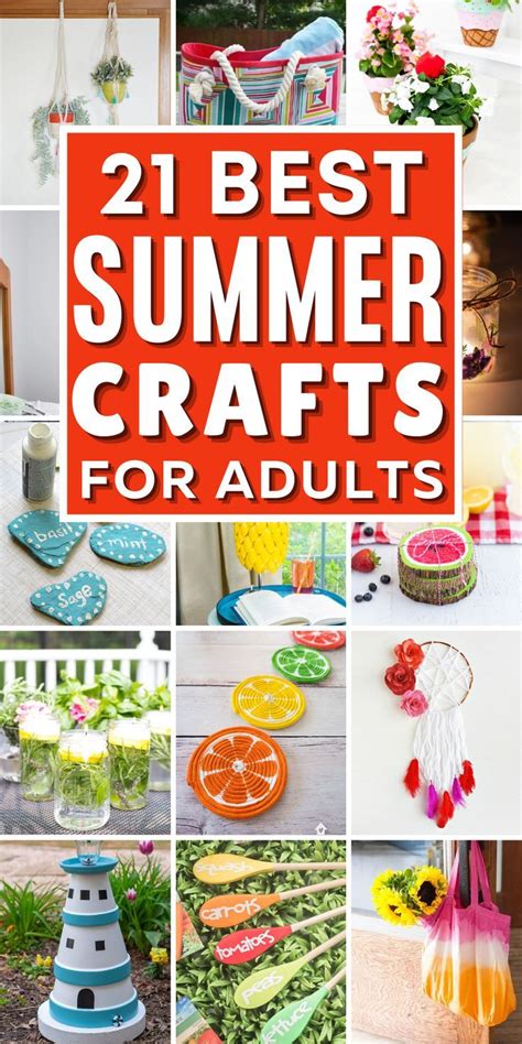 Summer Crafts Projects For Adults