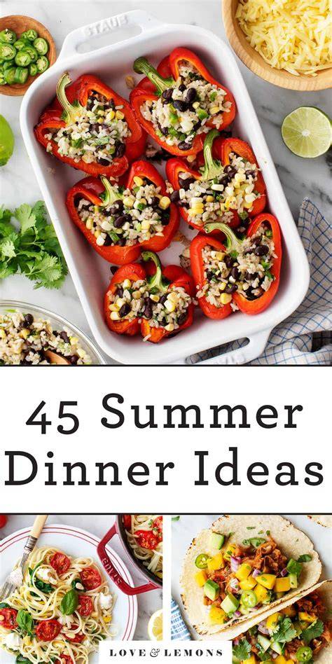 Summer Dinner Ideas