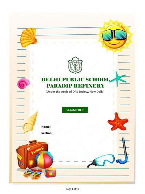 Summer Holiday Assignment