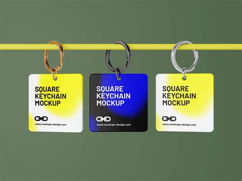 Download Summer Keychain Background Files Free PSD Mockups