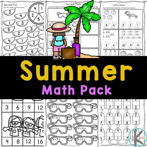 Summer Math Summer Math Worksheets