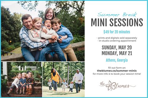Summer Mini Sessions