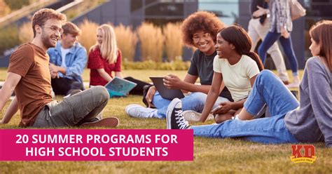 Summer Programs At College For High School Students