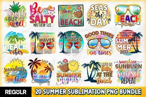 Download Summer Quote Sublimation Design For Crafts