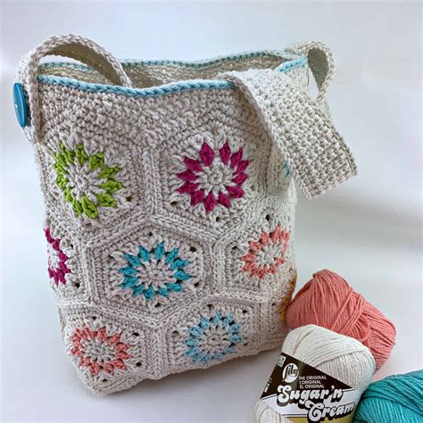 Summer Retro Tote Bag Pattern