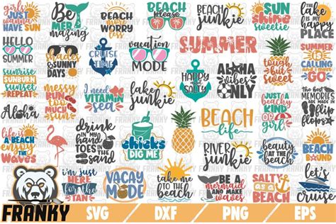 Download Summer SVG Bundle of 13 Designs Cut Files