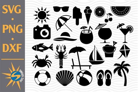 Download Summer Silhouette DXF Files
