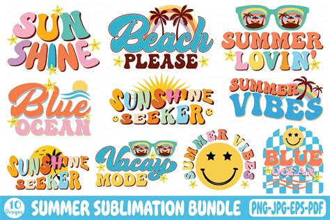 Download Summer Sublimation Bundle Vol.2 Commercial Use For Crafts