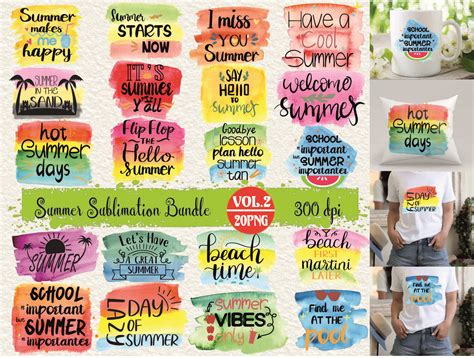 Download Summer Sublimation Bundle Vol.2 Crafts