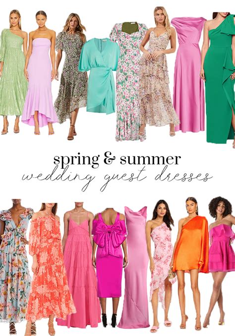 Summer and Spring Wedding Guest Dresses