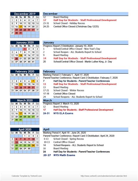 Summerfield Charter Academy Calendar