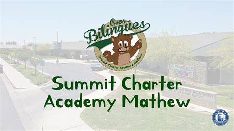 Summit Charter Academy Mathew