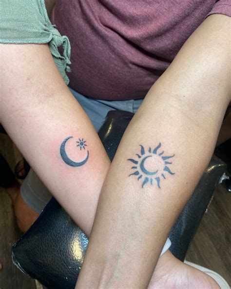 65 Amazing Sun and Moon Tattoo Designs for the Couples