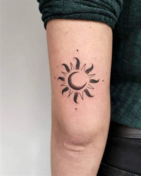 154 Outstanding Sun And Moon Tattoos With Hidden Meanings!