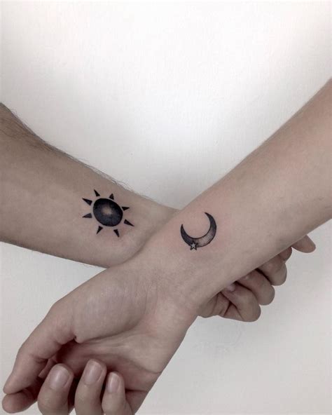65 Amazing Sun and Moon Tattoo Designs for the Couples