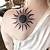 Sun Back Tattoo Designs