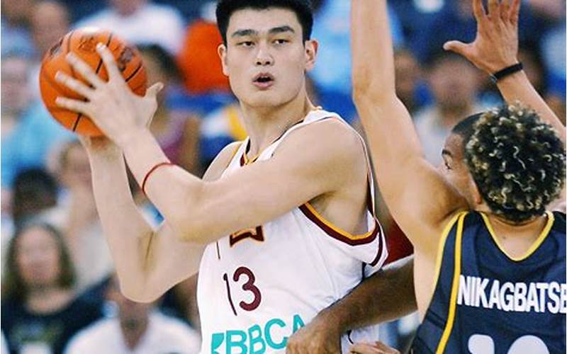 Sun Mingming And Yao Ming'S Playing Style