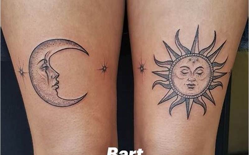 Sun Tattoo Above Knee