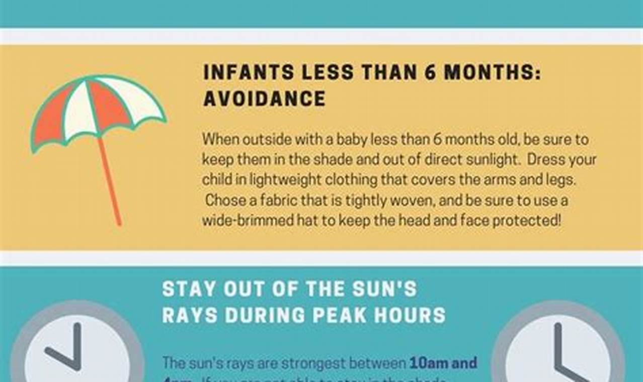 Sun safety tips for babies
