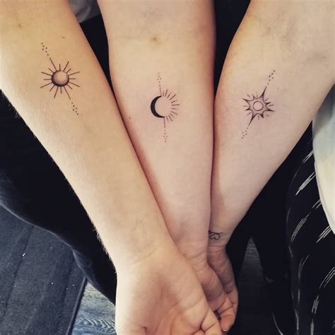 Sun And Stars Tattoo
